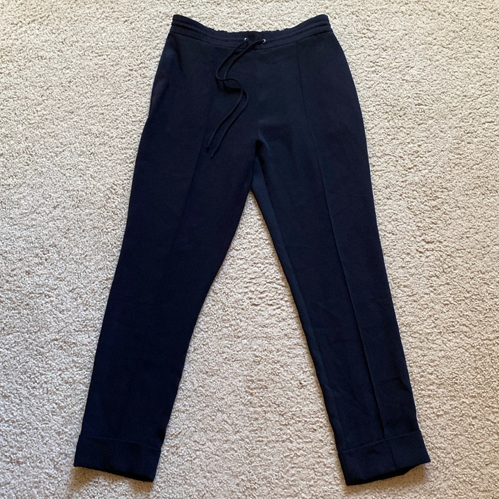 Kenzo Paris Jogger Pull-on Pants Size 34 US 0 Black Office Lightweight Neutral